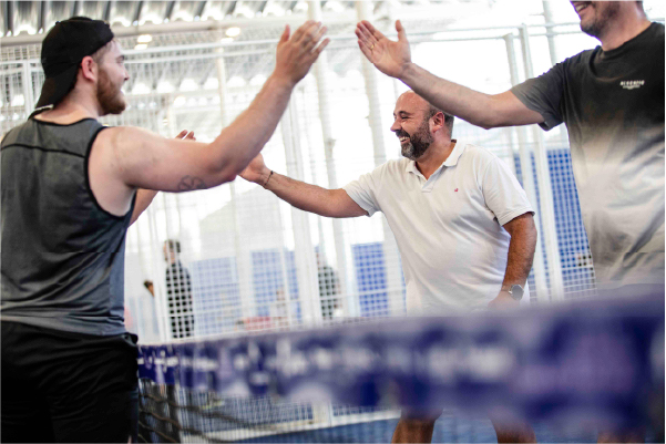 Foto jugadores de padel Foto jugadores de padel