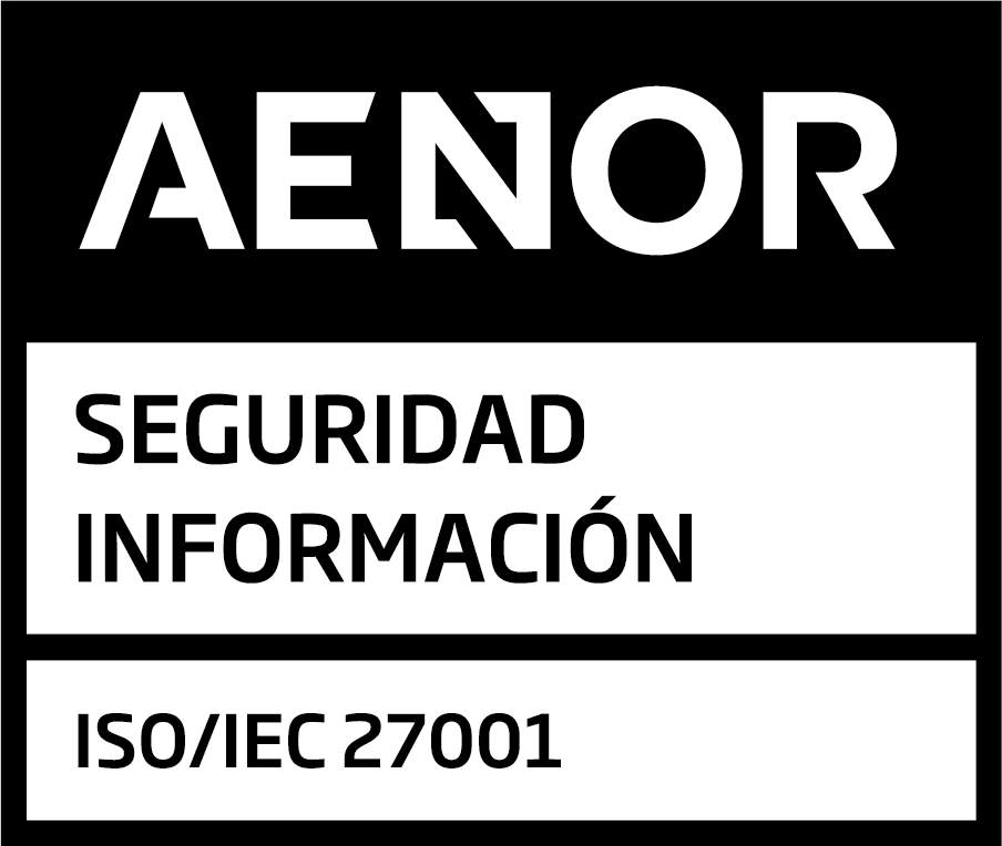 Sello AENOR ISO27001